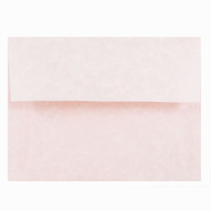 Picture of JAM Paper Booklet Invitation Envelopes, A2, Gummed Seal, 30% Recycled, Pink Ice, Pack Of 25