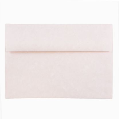 Picture of JAM Paper Booklet Invitation Envelopes, A8, Gummed Seal, 30% Recycled, Pink Ice, Pack Of 25