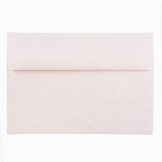 Picture of JAM Paper Booklet Invitation Envelopes, A8, Gummed Seal, 30% Recycled, Pink Ice, Pack Of 25