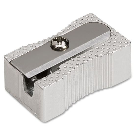 Picture of Integra Aluminum Pocket Pencil Sharpener - 1 Hole(s) - Aluminum - Silver - 1 Each