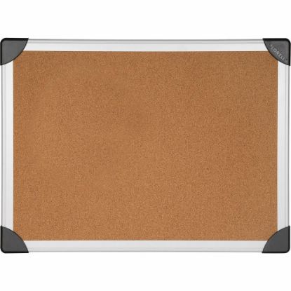 Picture of Lorell Mounting Cork Bulletin Board, 48in x 96in, Silver Aluminum Frame