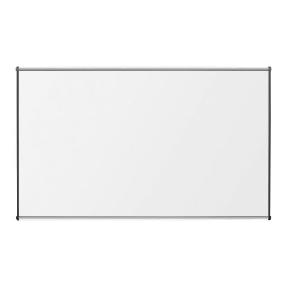 Picture of Lorell Porcelain Unframed Dry-Erase Whiteboard, 96in x 48in, Satin Aluminum Frame