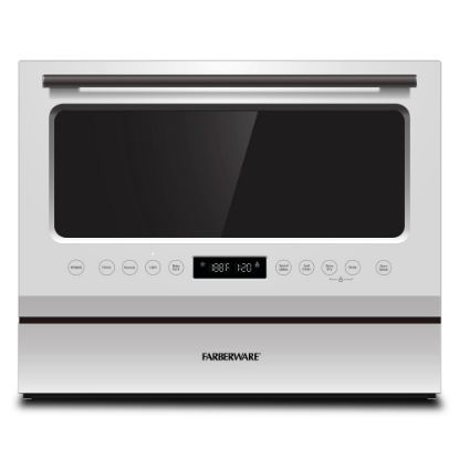 Picture of Farberware Professional FCD06 Counter-Top Dishwasher, 17-1/4inH x 21-13/16inW x 21-3/4inD, White/Clear