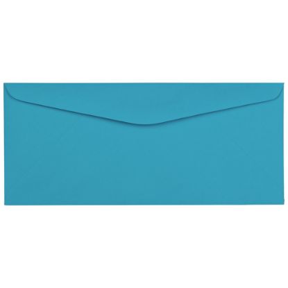 Picture of JAM Paper Booklet Envelopes, #9, Gummed Seal, Blue, Pack Of 50