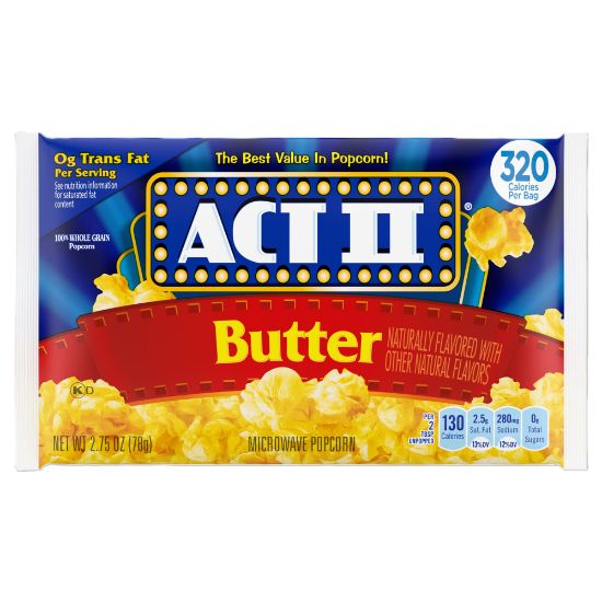 Picture of ACT II Microwave Popcorn, 2.75 Oz, Pack Of 36