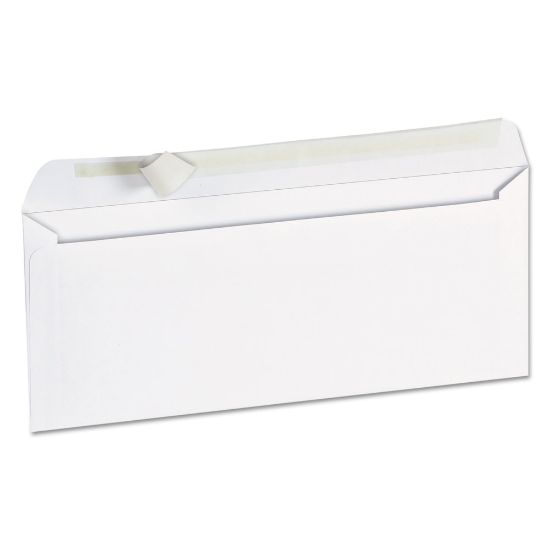 Picture of Universal #10 Business Envelopes, Peel Seal Strip Closure, White, Box Of 100