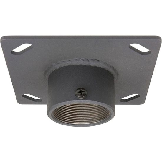 Picture of Premier Mounts 6in x 6in Ceiling Mounting Plate with 2in Coupling - Black