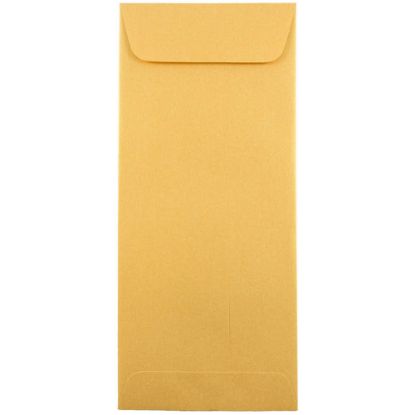 Picture of JAM Paper #10 Policy Envelopes, Button & String, Gold Stardream Metallic, Pack Of 25