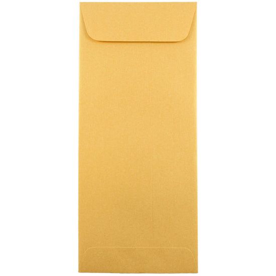 Picture of JAM Paper #10 Policy Envelopes, Button & String, Gold Stardream Metallic, Pack Of 25