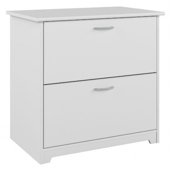 Picture of Bush Business Furniture Cabot 31-1/4inW x 19-4/7inD Lateral 2-Drawer File Cabinet, White, Delivery