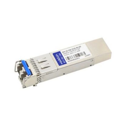 Picture of AddOn - SFP (mini-GBIC) transceiver module (equivalent to: Arista Networks SFP-1G-CW-1510-40) - GigE - 1000Base-CWDM - LC single-mode - up to 24.9 miles - 1510 nm - TAA Compliant