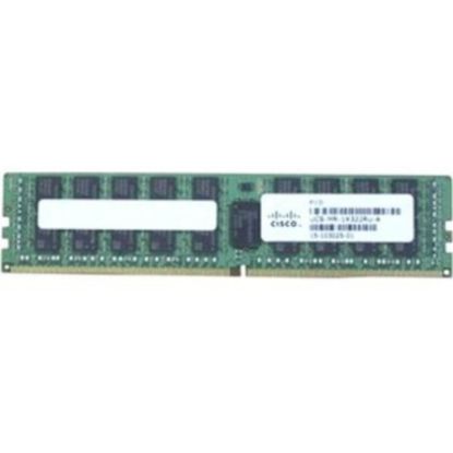 Picture of Cisco 32GB DDR4 SDRAM Memory Module - For Server - 32 GB (1 x 32GB) - DDR4-2666/PC4-21300 DDR4 SDRAM - 2666 MHz - CL15 - 1.20 V - ECC - Registered - 288-pin - DIMM