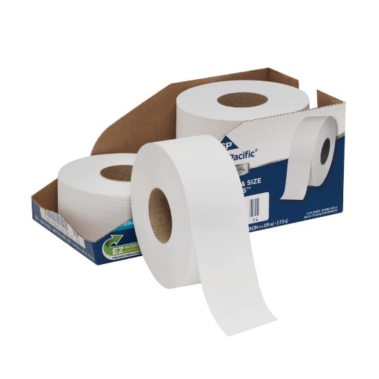 Picture of Georgia-Pacific PRO Convenience Pack Jumbo Jr. Roll 2-Ply Toilet Paper, 1000ft Per Roll, Pack Of 4 Rolls