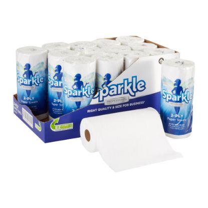 Picture of Sparkle Professional Series by GP PRO 2-Ply Kitchen Paper Towels, 85 Sheets Per Roll, Pack Of 15 Rolls