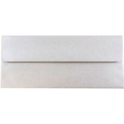 Picture of JAM Paper #10 Envelopes, Gummed Seal, Silver Stardream Metallic, Pack Of 25