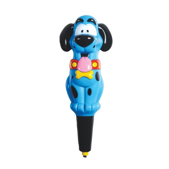 Picture of Educational Insights Hot Dots Jr. Ace the Talking, Teaching Dog Pen, 6in, Black/Blue