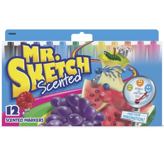 Picture of Mr. Sketch Watercolor Markers, Scented Assorted Colors, Set Of 12