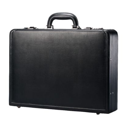 Picture of Samsonite Bonded Leather Attach? Case, 13inH x 17.9inW x 4 1/4inD, Black