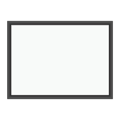 Picture of U Brands Magnetic Dry-Erase Board, 24in X 18in, Black Wood Frame, Actual Size 23in X 17in (307U00-01)