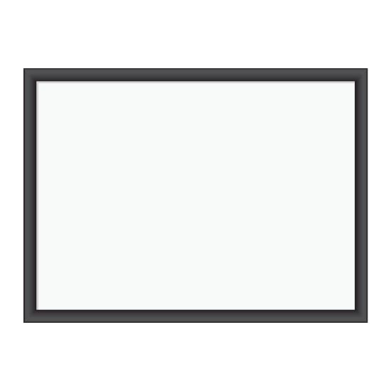 Picture of U Brands Magnetic Dry-Erase Board, 24in X 18in, Black Wood Frame, Actual Size 23in X 17in (307U00-01)