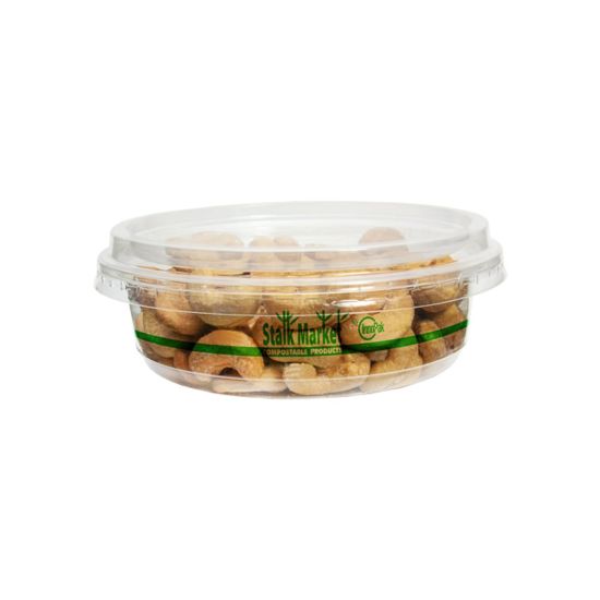 Picture of Stalk Market Compostable PLA Deli Food Containers,  8 Oz, Clear, Pack of 600