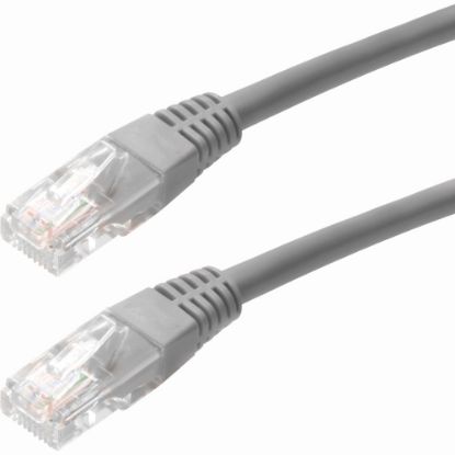 Picture of 4XEM 25FT Cat5e Molded RJ45 UTP Network Patch Cable (Gray) - 25 ft Category 5e Network Cable for Network Device, Notebook - First End: 1 x RJ-45 Network - Male - Second End: 1 x RJ-45 Network - Male - 1 Gbit/s - Patch Cable - CMG - 26 AWG - Gray - 1