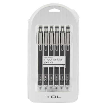 Picture of TUL Mechanical Pencils, 0.7 mm, Black Barrels, Pack Of 6 Pencils