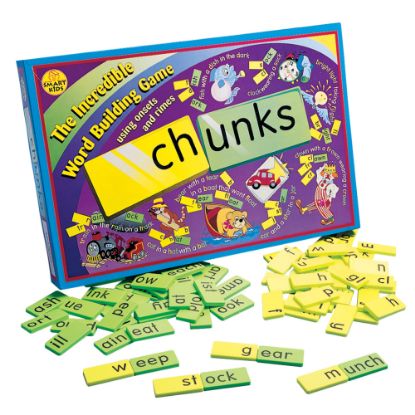 Picture of Didax Chunks Word-Building Game, 16ft" x 10 1/2ft", Grades 1-4