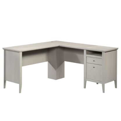 Picture of Sauder Larkin Ledge 63inW L-Computer Desk, Glacier Oak