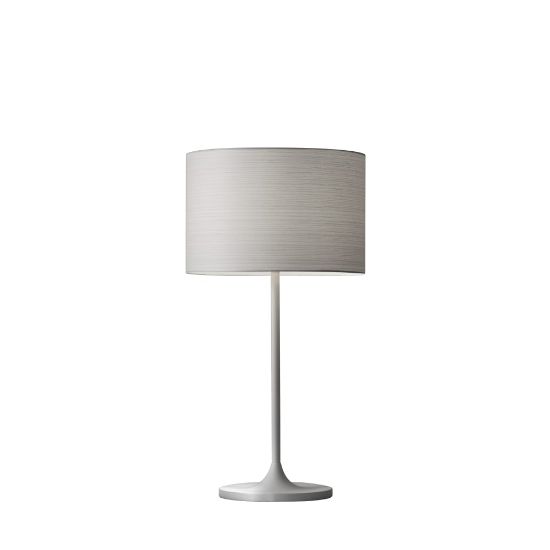 Picture of Adesso Oslo Table Lamp, 22 1/2inH, White Shade/White Base