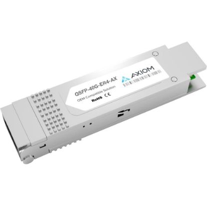 Picture of Axiom 40GBASE-ER4 QSFP+ Transceiver for Cisco - QSFP-40G-ER4 - 100% Cisco Compatible 40GBASE-ER4 QSFP+