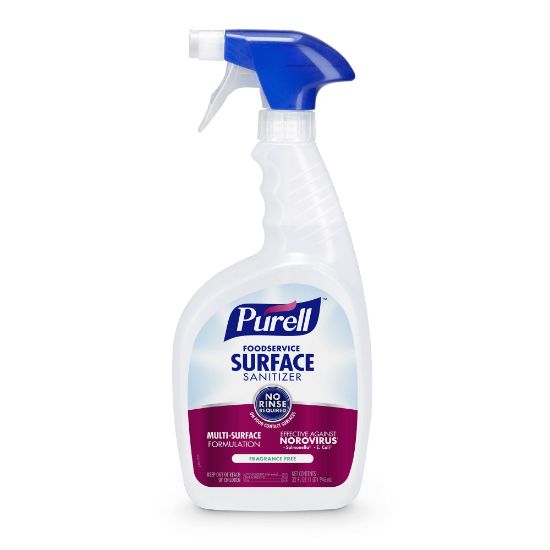 Picture of Purell Food Service Surface Sanitizer, Unscented, 32 Oz Bottle