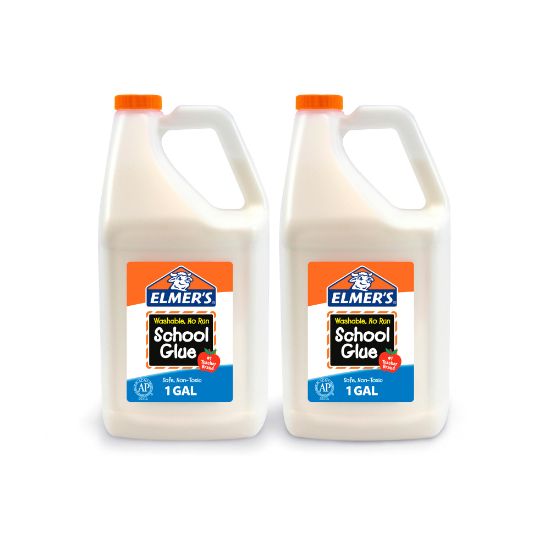 Picture of Elmers White Washable School Glue, 1 Gallon