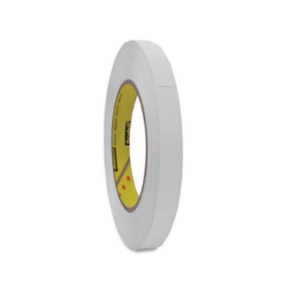 Picture of Scotch Flatback Write-On Paper Tape - 20 yd Length x 0.50in Width - 3in Core - 6.70 mil - Rubber Backing - 1 Roll - White