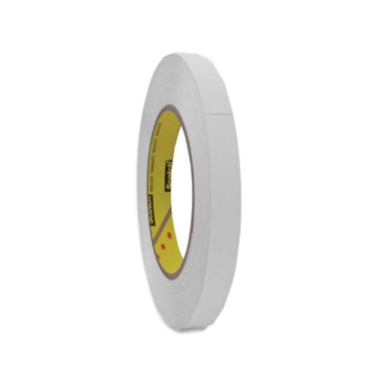 Picture of Scotch Flatback Write-On Paper Tape - 20 yd Length x 0.50in Width - 3in Core - 6.70 mil - Rubber Backing - 1 Roll - White