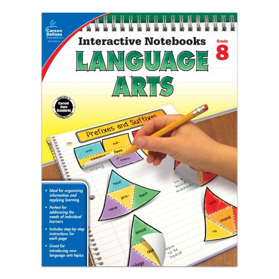 Picture of Carson-Dellosa Interactive Language Arts Notebook, Grade 8