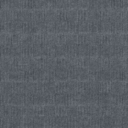 Picture of Foss Floors Crochet Peel & Stick Carpet Tiles, 24in x 24in, Sky Gray, Set Of 15 Tiles