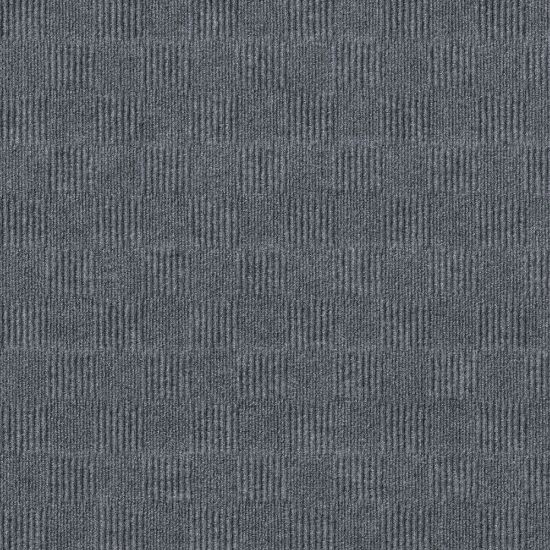 Picture of Foss Floors Crochet Peel & Stick Carpet Tiles, 24in x 24in, Sky Gray, Set Of 15 Tiles