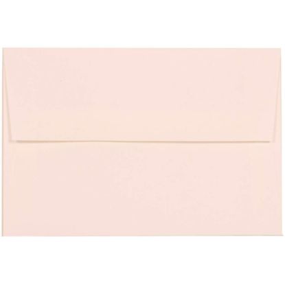 Picture of JAM Paper Booklet Invitation Envelopes, A8, Gummed Seal, 30% Recycled, Bright White, Pack Of 25