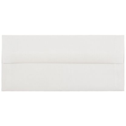 Picture of JAM PAPER #10 Business Strathmore Envelopes, 4 1/8in x 9 1/2in, Bright White Laid,Pack Of 25