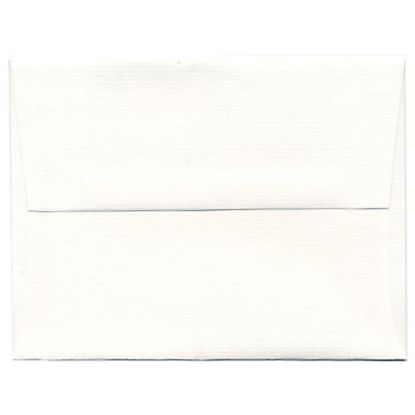 Picture of JAM Paper Booklet Invitation Envelopes, A2, Gummed Seal, Strathmore Bright White, Pack Of 25