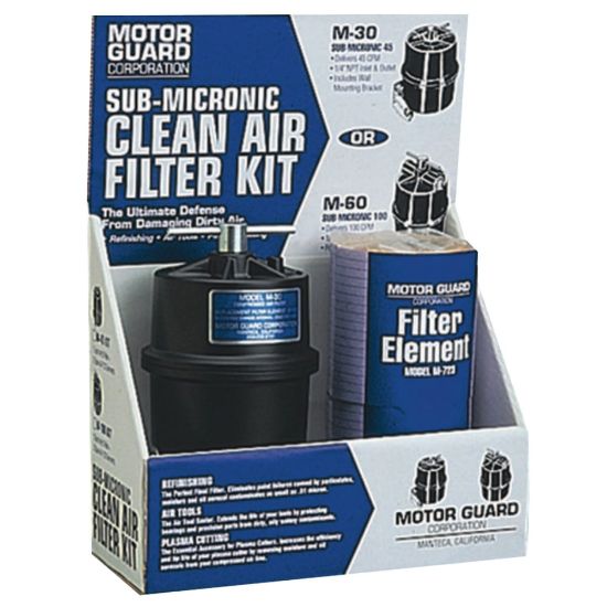 Picture of Compressed Air Filter Kit, 2 Elements/Mounting Hardware, 1/4(NPT), Sub-Micronic