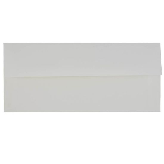 Picture of JAM PAPER #10 Business Strathmore Envelopes, 4 1/8 x 9 1/2, Bright White Linen, 25/Pack