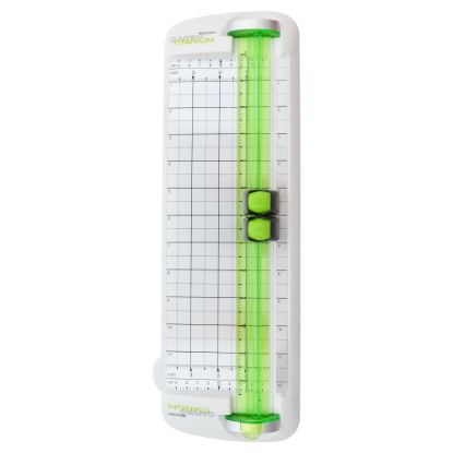 Picture of Westcott Carbo Titanium Personal Paper Trimmer, 12in, Green