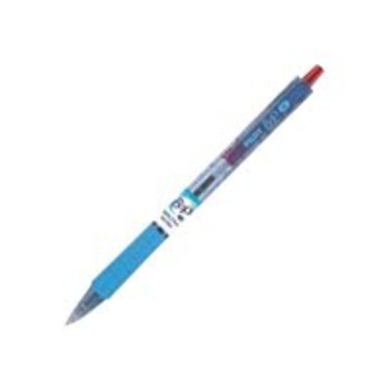 Picture of Pilot B2P Bottle-2-Pen Retractable Ball Point Pen, 1 mm, Red Ink, Translucent Blue Barrel, Pack Of 12