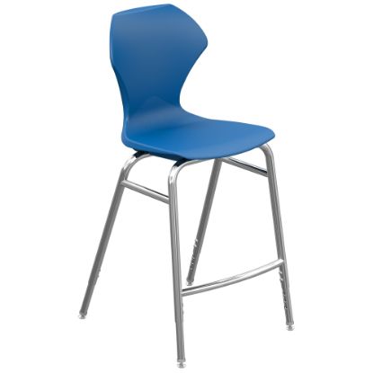 Picture of Marco Group Apex Apex Series Adjustable Stool, Blue/Chrome