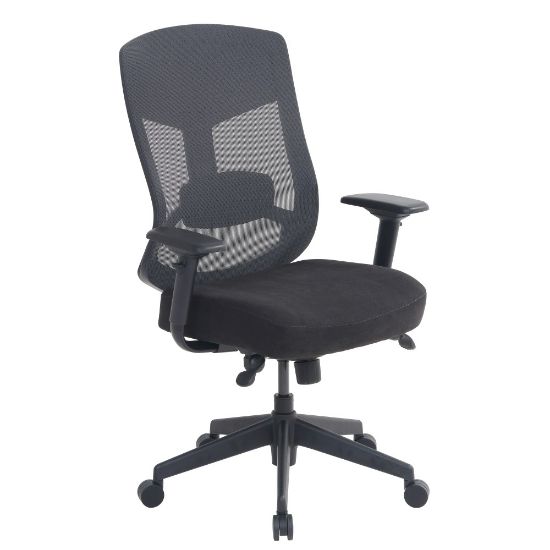 Picture of Serta Commercial Motif Mesh Ergonomic Big And Tall High-Back Executive Chair, Black