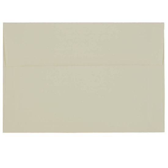 Picture of JAM Paper Booklet Invitation Envelopes, A8, Gummed Seal, Strathmore Bright Ivory, Pack Of 25