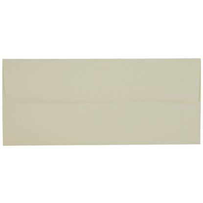 Picture of JAM Paper Strathmore Booklet Envelopes, #10, Gummed Seal, Ivory Laid, Pack Of 25