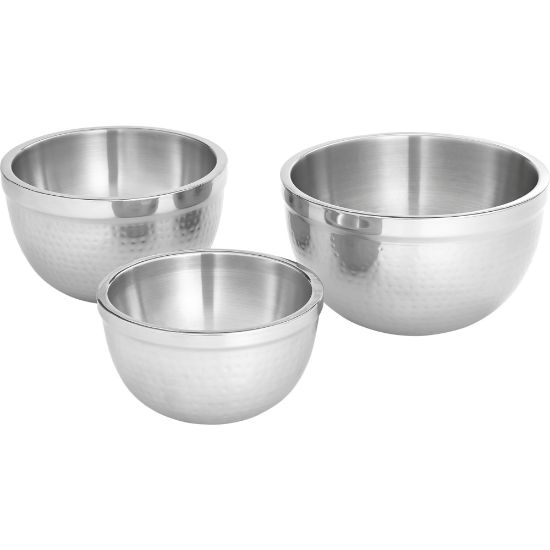 Picture of Vollrath Artisan Double-Wall Stainless Steel Bowl, 8 Quart, Silver